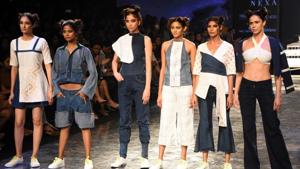 Models showcase the creations of fashion designer Prachit Shinde on Day 2 of the Lakme Fashion Week Summer/Resort 2020, in Mumbai. (IANS) Models showcase the creations of fashion designer Prachit Shinde on Day 2 of the Lakme Fashion Week Summer/Resort 2020, in Mumbai. (IANS)
