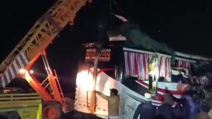 The injured have been sent to Saifai in Etawah for treatment.(ANI photo) The injured have been sent to Saifai in Etawah for treatment.(ANI photo)