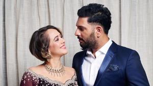 Cricketer Yuvraj Singh and actor Hazel Keech for married in November 2016.(Instagram/hazelkeechofficial)
