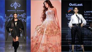 Janhvi Kapoor, Sunny Leone, Vicky Kaushal walk the ramp at LFW SR 2020 Day 1.(Janhvi Kapoor picture from Instagram) Janhvi Kapoor, Sunny Leone, Vicky Kaushal walk the ramp at LFW SR 2020 Day 1.(Janhvi Kapoor picture from Instagram)
