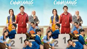 Chhalaang poster features Nushrat Bharucha, Rajkummar Rao and Sudhir Mishra. Chhalaang poster features Nushrat Bharucha, Rajkummar Rao and Sudhir Mishra.
