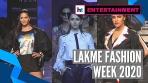 <p>Sunny Leone the rocked stage at Lakme Fashion Week 2020. Neha Dhupia was also spotted at the fashion show. Actor Rakul Preet Singh grabbed eyeballs at the ramp. Dressed in style, Rakul wore an elegant white shirt and black trousers. Lakme Fashion Week 2020 is being held from February 11 to 16. The fashion week completed 20 years in 2020.</p>