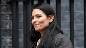 Britain’s Home Secretary Priti Patel arrives at Downing Street in London, on February 13.(Reuters Photo) Britain’s Home Secretary Priti Patel arrives at Downing Street in London, on February 13.(Reuters Photo)