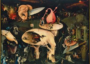 Carrying hell within you: The right panel from The Garden of Earthly Delights by Dutch painter Hieronymus Bosch (c.1450-1516).(Universal Images Group via Getty) Carrying hell within you: The right panel from The Garden of Earthly Delights by Dutch painter Hieronymus Bosch (c.1450-1516).(Universal Images Group via Getty)