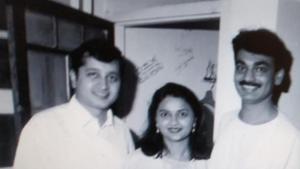 Dattaraj and Dipti Salgaocar with the late Wendell Rodricks at the opening of his first boutique in Goa. Dattaraj and Dipti Salgaocar with the late Wendell Rodricks at the opening of his first boutique in Goa.