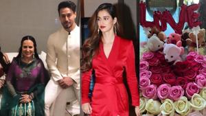 Disha Patani sent flowers to Tiger Shroff’s mom Ayesha on Valentine’s Day. Disha Patani sent flowers to Tiger Shroff’s mom Ayesha on Valentine’s Day.