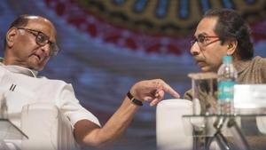 NCP chief Sharad Pawar with Maharashtra Chief Minister Uddhav Thackeray in this fie photo.(Pratik Chorge/HT Photo) NCP chief Sharad Pawar with Maharashtra Chief Minister Uddhav Thackeray in this fie photo.(Pratik Chorge/HT Photo)
