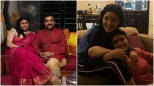 Pankaj Tripathi with wife Mridula and their daughter. Pankaj Tripathi with wife Mridula and their daughter.