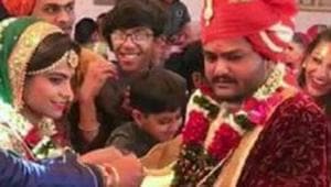 Kinjal Patel, in a video message, said she has no information about Hardik Patel’s whereabouts(ANI FILE) Kinjal Patel, in a video message, said she has no information about Hardik Patel’s whereabouts(ANI FILE)