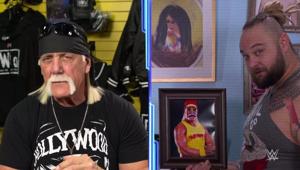 Hulk Hogan and The Fiend Bray Wyatt.(WWE) Hulk Hogan and The Fiend Bray Wyatt.(WWE)