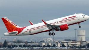An Air India aircraft’s fuselage was damaged when its pilot decided to immediately lift the plane to avoid hitting a person and a jeep(REUTERS) An Air India aircraft’s fuselage was damaged when its pilot decided to immediately lift the plane to avoid hitting a person and a jeep(REUTERS)