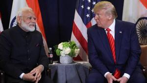 FILE PHOTO: U.S. President Donald Trump holds a bilateral meeting with India's Prime Minister Narendra Modi on the sidelines of the annual United Nations General Assembly in New York City, New York, U.S., September 24, 2019. REUTERS/Jonathan Ernst(REUTERS) FILE PHOTO: U.S. President Donald Trump holds a bilateral meeting with India's Prime Minister Narendra Modi on the sidelines of the annual United Nations General Assembly in New York City, New York, U.S., September 24, 2019. REUTERS/Jonathan Ernst(REUTERS)