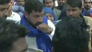 Bhim Army Chief Chandrashekhar Azad led a rally ‘Aarakshan Bachao’ march from Mandi House to Parliament, Feb 16, 2020.(ANI / Twitter) Bhim Army Chief Chandrashekhar Azad led a rally ‘Aarakshan Bachao’ march from Mandi House to Parliament, Feb 16, 2020.(ANI / Twitter)