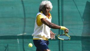 Tennis legend Anand Amritraj ahead of the of Calcutta South Club Centenary celebrations.(HT Photo) Tennis legend Anand Amritraj ahead of the of Calcutta South Club Centenary celebrations.(HT Photo)
