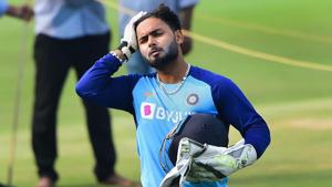 India's wicketkeeper Rishabh Pant.(PTI) India's wicketkeeper Rishabh Pant.(PTI)