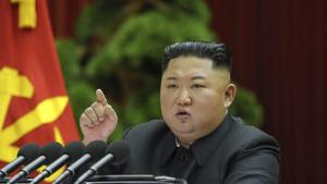 North Korea’s Kim Jong Un marked the birth anniversary of the country’s former leader Sunday(AP) North Korea’s Kim Jong Un marked the birth anniversary of the country’s former leader Sunday(AP)