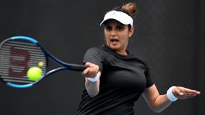 Sania Mirza of India in action.(Getty Images) Sania Mirza of India in action.(Getty Images)