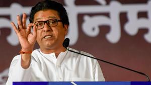 MNS chief Raj Thackeray is said to be indirectly being supported by the BJP, which wants to displace the Sena from power in the Aurangabad corporation.(Sanket Wankhade/HT File Photo) MNS chief Raj Thackeray is said to be indirectly being supported by the BJP, which wants to displace the Sena from power in the Aurangabad corporation.(Sanket Wankhade/HT File Photo)