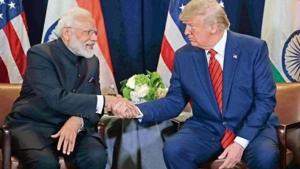 A file photo of Prime Minister Narendra Modi with US President Donald Trump. (Photo: AP) A file photo of Prime Minister Narendra Modi with US President Donald Trump. (Photo: AP)