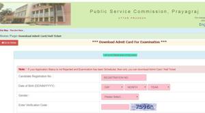 UPPSC PCS main exam admit card 2020. (Screengrab) UPPSC PCS main exam admit card 2020. (Screengrab)