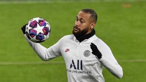 PSG's Neymar exercises during a training session in the stadium prior the Champions League soccer match in Dortmund, Germany, Monday, Feb. 17, 2020. Borussia Dortmund will play against Paris Saint Germain in a Champions League round of 16 first leg soccer match in Dortmund on Tuesday(AP) PSG's Neymar exercises during a training session in the stadium prior the Champions League soccer match in Dortmund, Germany, Monday, Feb. 17, 2020. Borussia Dortmund will play against Paris Saint Germain in a Champions League round of 16 first leg soccer match in Dortmund on Tuesday(AP)