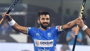 Indian Captain Manpreet Singh(PTI) Indian Captain Manpreet Singh(PTI)