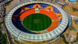 A file photo of the Motera Stadium.(Twitter) A file photo of the Motera Stadium.(Twitter)