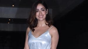 Yami Gautam during the celebration of Jackky Bhagnani's birthday party in Mumbai.(IANS) Yami Gautam during the celebration of Jackky Bhagnani's birthday party in Mumbai.(IANS)