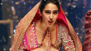 Sara Ali Khan greets as she walks on-ramp during the Delhi Chapter of Blenders Pride Fashion Tour 2019-20. Sara Ali Khan greets as she walks on-ramp during the Delhi Chapter of Blenders Pride Fashion Tour 2019-20.