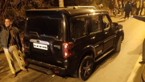 Released from jail recently in an attempt to murder case, a man travelling in his Scorpio car was gunned down by a group of men(HT Photo) Released from jail recently in an attempt to murder case, a man travelling in his Scorpio car was gunned down by a group of men(HT Photo)