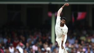 Jasprit Bumrah of India bowls during day four of the Fourth Test match in the series between Australia and India at Sydney Cricket Ground on January 06, 2019 in Sydney, Australia.(Getty Images)