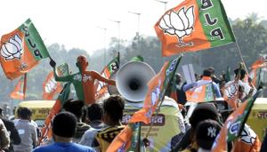 A Delhi BJP representative said the party had not specifically hired any firm and that the videos were made after it was shown a sample.(HT Representative PHOTO) A Delhi BJP representative said the party had not specifically hired any firm and that the videos were made after it was shown a sample.(HT Representative PHOTO)