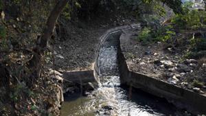According to Sangeeta Thosar, Shiv Sena coporator from Yewalewadi, the closing down of the nallah could have added to the flooding in September 2019.(Rahul Raut/HT PHOTO) According to Sangeeta Thosar, Shiv Sena coporator from Yewalewadi, the closing down of the nallah could have added to the flooding in September 2019.(Rahul Raut/HT PHOTO)