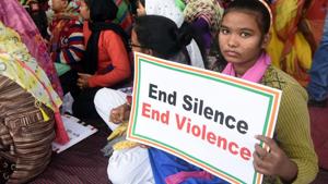 A 25-year-old woman was killed by a stalker who slit her throat and stabbed her repeatedly in Gajwel town of Telangana.(Parwaz Khan /HT PHOTO) A 25-year-old woman was killed by a stalker who slit her throat and stabbed her repeatedly in Gajwel town of Telangana.(Parwaz Khan /HT PHOTO)