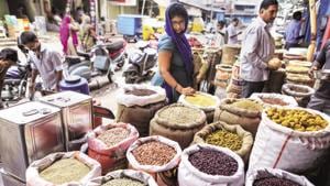 Since food has a 39% share in the overall inflation basket, a spike in food inflation in December also led to overall CPI rising 7.35%, the highest since July 2014.(Bloomberg (Image for representation purpose)) Since food has a 39% share in the overall inflation basket, a spike in food inflation in December also led to overall CPI rising 7.35%, the highest since July 2014.(Bloomberg (Image for representation purpose))