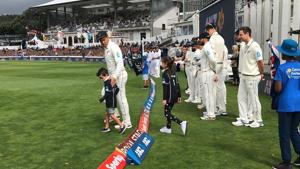 Ross Taylor steps out on the field.(BlackCaps/Twitter) Ross Taylor steps out on the field.(BlackCaps/Twitter)