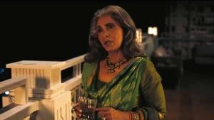 Dimple Kapadia in a still from Tenet. Dimple Kapadia in a still from Tenet.