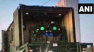 An indigenous anti-Drone system was tested in Ahmedabad on Friday(ANI Photo) An indigenous anti-Drone system was tested in Ahmedabad on Friday(ANI Photo)