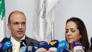 Lebanon's Minister of Health, Hamad Hasan and Iman Shantiki, World Health Organization (WHO) representative in Lebanon, attend a news conference, after the country's first case of the novel coronavirus was confirmed, in Beirut, Lebanon.(REUTERS) Lebanon's Minister of Health, Hamad Hasan and Iman Shantiki, World Health Organization (WHO) representative in Lebanon, attend a news conference, after the country's first case of the novel coronavirus was confirmed, in Beirut, Lebanon.(REUTERS)