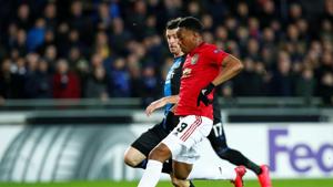 Soccer Football - Europa League - Round of 32 First Leg - Club Brugge v Manchester United - Jan Breydel Stadium, Bruges, Belgium - February 20, 2020 Manchester United's Anthony Martial in action REUTERS/Francois Lenoir(REUTERS) Soccer Football - Europa League - Round of 32 First Leg - Club Brugge v Manchester United - Jan Breydel Stadium, Bruges, Belgium - February 20, 2020 Manchester United's Anthony Martial in action REUTERS/Francois Lenoir(REUTERS)