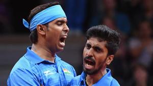 File image: Sharath Achanta and Sathiyan Gnanasekaran(Getty Images) File image: Sharath Achanta and Sathiyan Gnanasekaran(Getty Images)