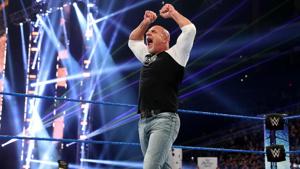 Goldberg returns to SmackDown.(WWE) Goldberg returns to SmackDown.(WWE)