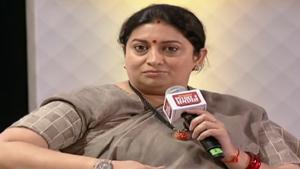 Union Minister Smriti Irani(HT photo) Union Minister Smriti Irani(HT photo)