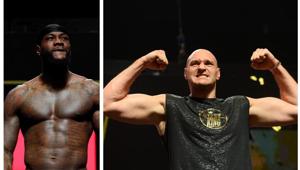 Deontay Wilder & Tyson Fury Weigh In at The Grand Garden Arena at MGM Grand, Las Vegas.(REUTERS) Deontay Wilder & Tyson Fury Weigh In at The Grand Garden Arena at MGM Grand, Las Vegas.(REUTERS)