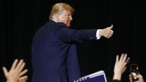 The US president will cover the visit, described as “stand-alone”, “significant” and “an opportunity to strengthen bilateral ties” between India and the US by the foreign ministry, in three legs, starting from Ahmedabad on the noon of February 24.(AP) The US president will cover the visit, described as “stand-alone”, “significant” and “an opportunity to strengthen bilateral ties” between India and the US by the foreign ministry, in three legs, starting from Ahmedabad on the noon of February 24.(AP)