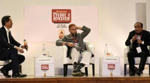 Asaduddin Owaisi, President, All India Majlis-E-Ittehadul Muslimeen (AIMIM) and Sudhanshu Trivedi, National Spokesperson, Bharatiya Janta Party in conversation with Dibang, Anchor, ABP News during the Hindustan Shikhar Samagam at Indira Gandhi Auditorium, Gomti Nagar Lucknow, Uttar Pradesh, India on Saturday, 22, 2020. (Photo by Dheeraj Dhawan / Hindustan Times) Asaduddin Owaisi, President, All India Majlis-E-Ittehadul Muslimeen (AIMIM) and Sudhanshu Trivedi, National Spokesperson, Bharatiya Janta Party in conversation with Dibang, Anchor, ABP News during the Hindustan Shikhar Samagam at Indira Gandhi Auditorium, Gomti Nagar Lucknow, Uttar Pradesh, India on Saturday, 22, 2020. (Photo by Dheeraj Dhawan / Hindustan Times)