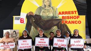 The statement of one of the witnesses had surfaced on Friday in which she said she too had undergone sexual harassment and had accused deposed Bishop of Jalandhar Franco Mullakal .(HT FILE PHOTO.) The statement of one of the witnesses had surfaced on Friday in which she said she too had undergone sexual harassment and had accused deposed Bishop of Jalandhar Franco Mullakal .(HT FILE PHOTO.)