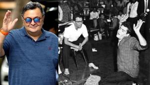 Rishi Kapoor shared a throwback picture from the sets of 1966 film Teesri Manzil. Rishi Kapoor shared a throwback picture from the sets of 1966 film Teesri Manzil.