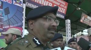Director General of Jammu and Kashmir Police Dilbag Singh said that the number of Kashmiri youth picking up guns has gone down drastically.(ANI PHOTO.) Director General of Jammu and Kashmir Police Dilbag Singh said that the number of Kashmiri youth picking up guns has gone down drastically.(ANI PHOTO.)