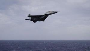 The twin engine, single-seater aircraft developed a technical snag due to which it crashed, a Navy spokesperson said.(FILE PHOTO.) The twin engine, single-seater aircraft developed a technical snag due to which it crashed, a Navy spokesperson said.(FILE PHOTO.)